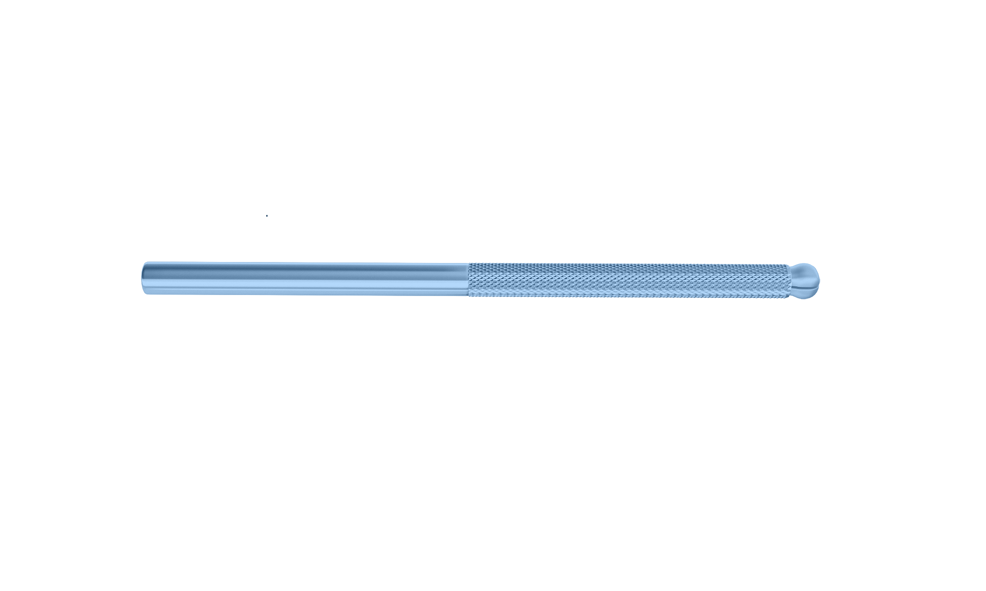 Close-up of Titanium Precision Chuck Handle 100mm showcasing its ergonomic design.