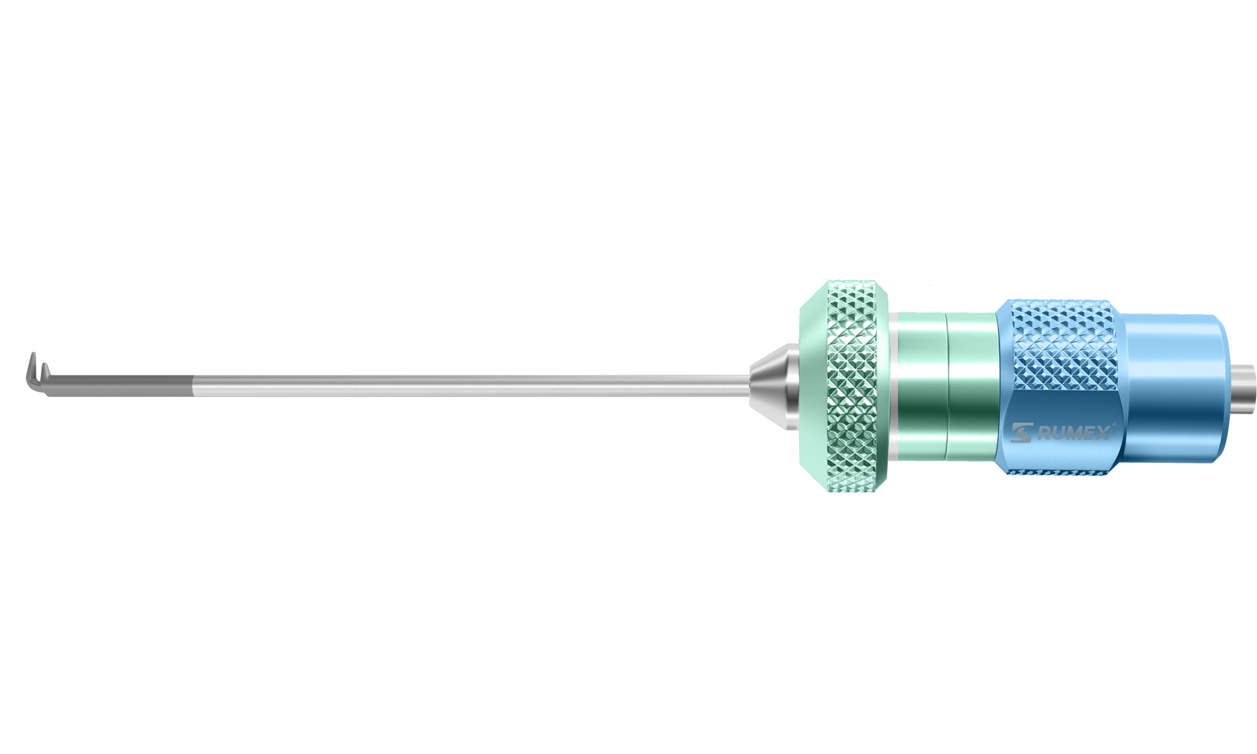 Apostolov micro trabeculum forceps with detailed view of the tips for delicate eye surgery