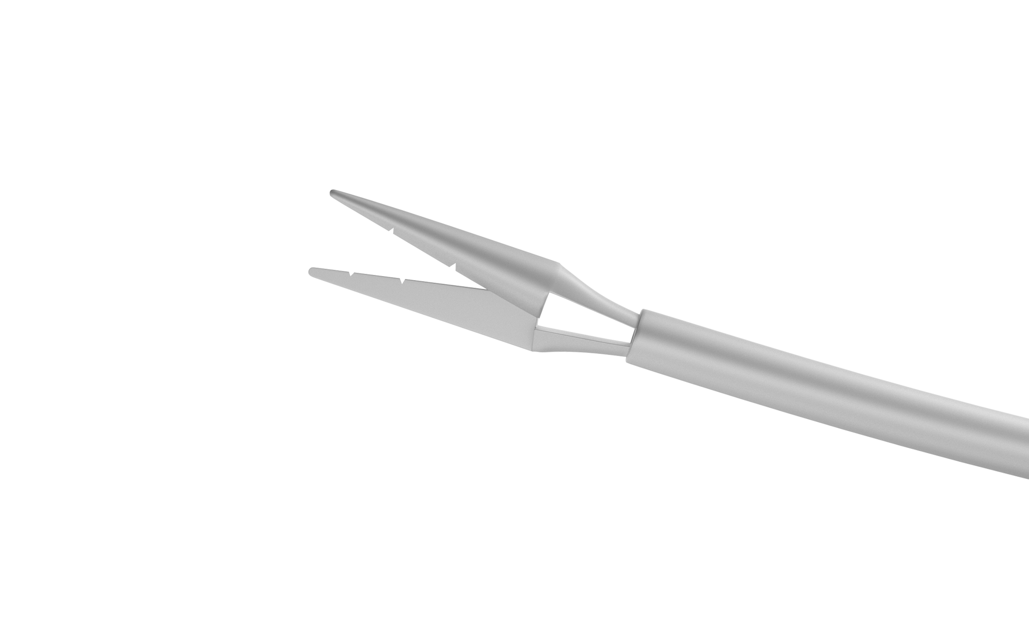 Foldable design of disposable scissors, perfect for easy storage and travel.