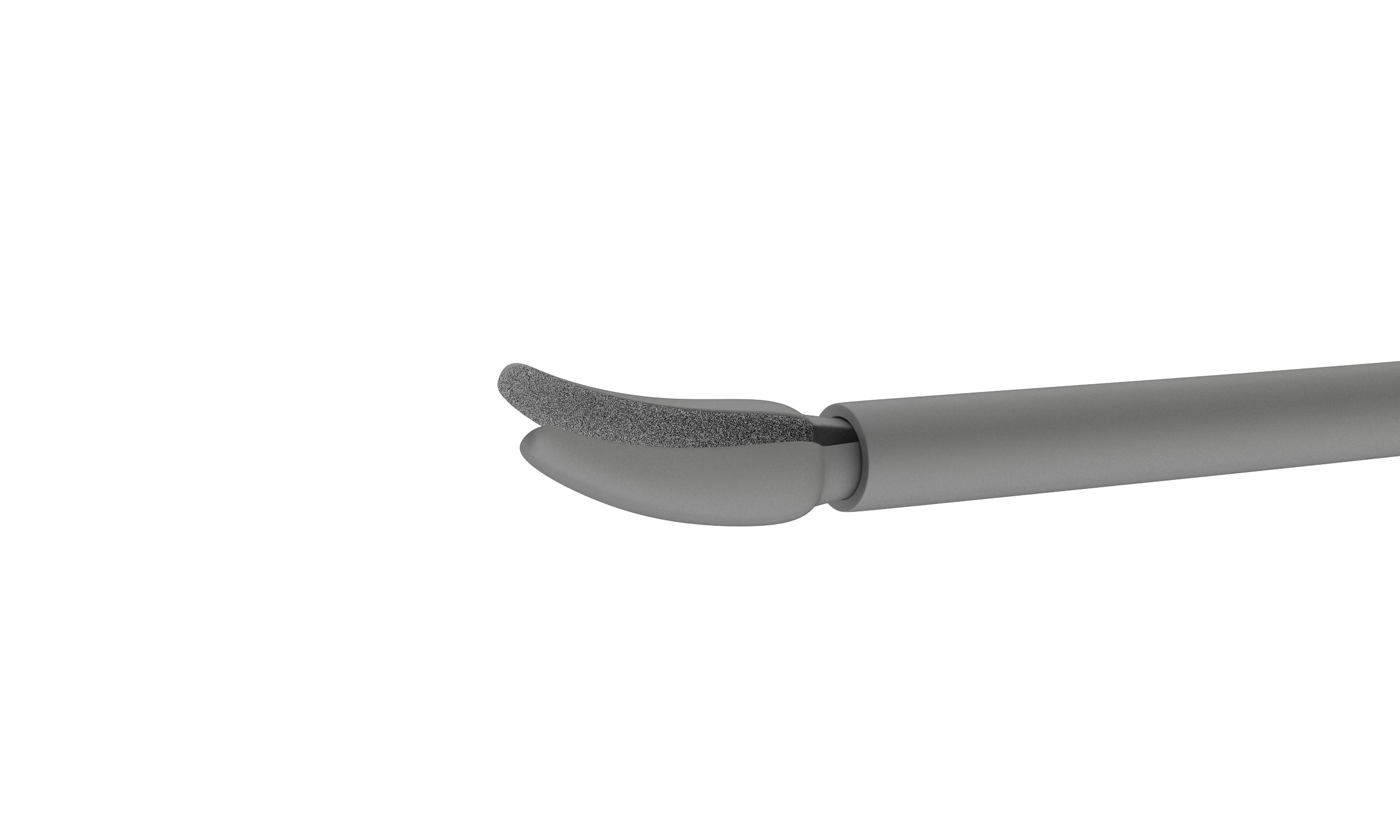 Surgical needle holder in use during an eye operation