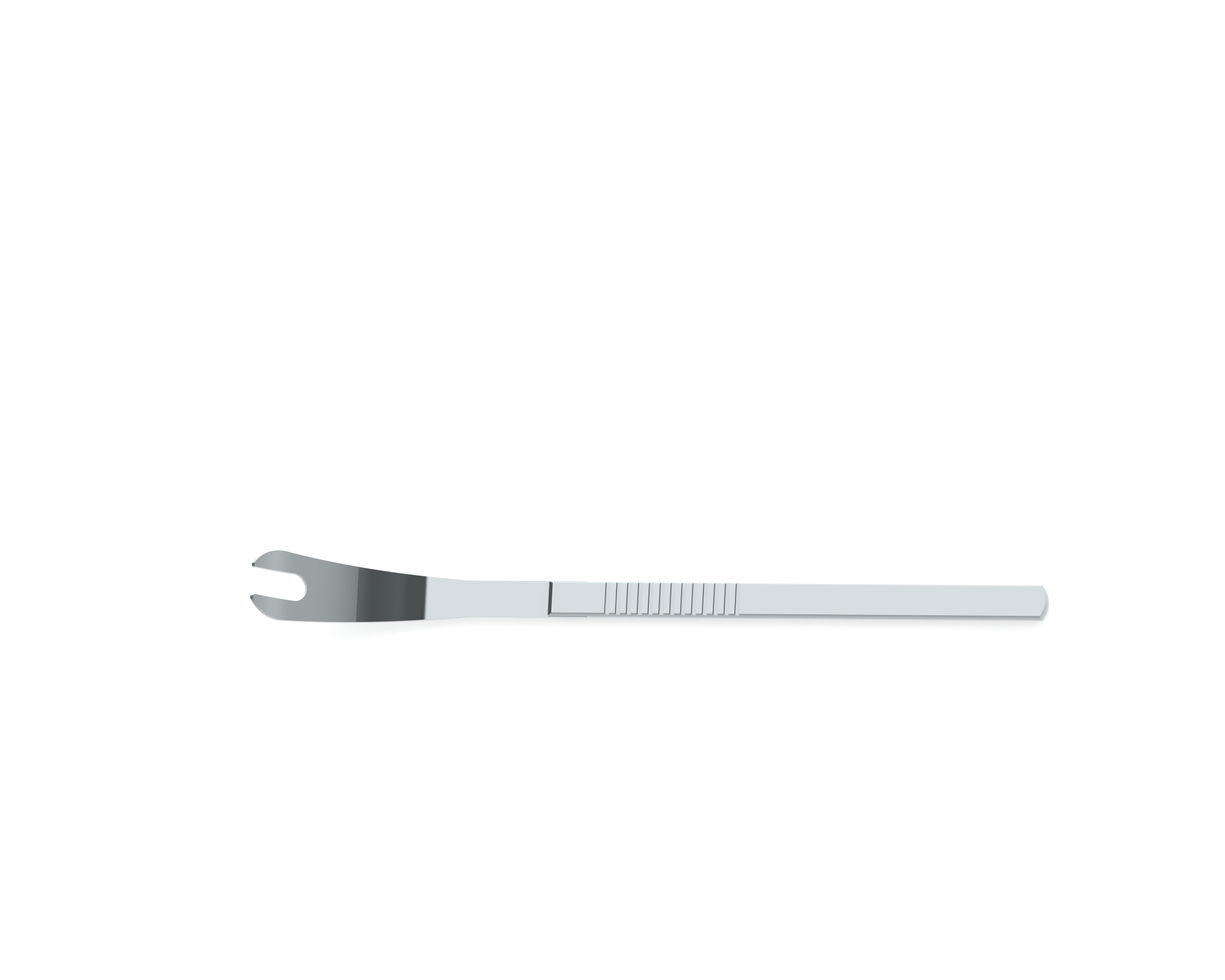 Close-up view of the Premium Stainless Steel Schepens Orbital Retractor, showcasing its precision design.