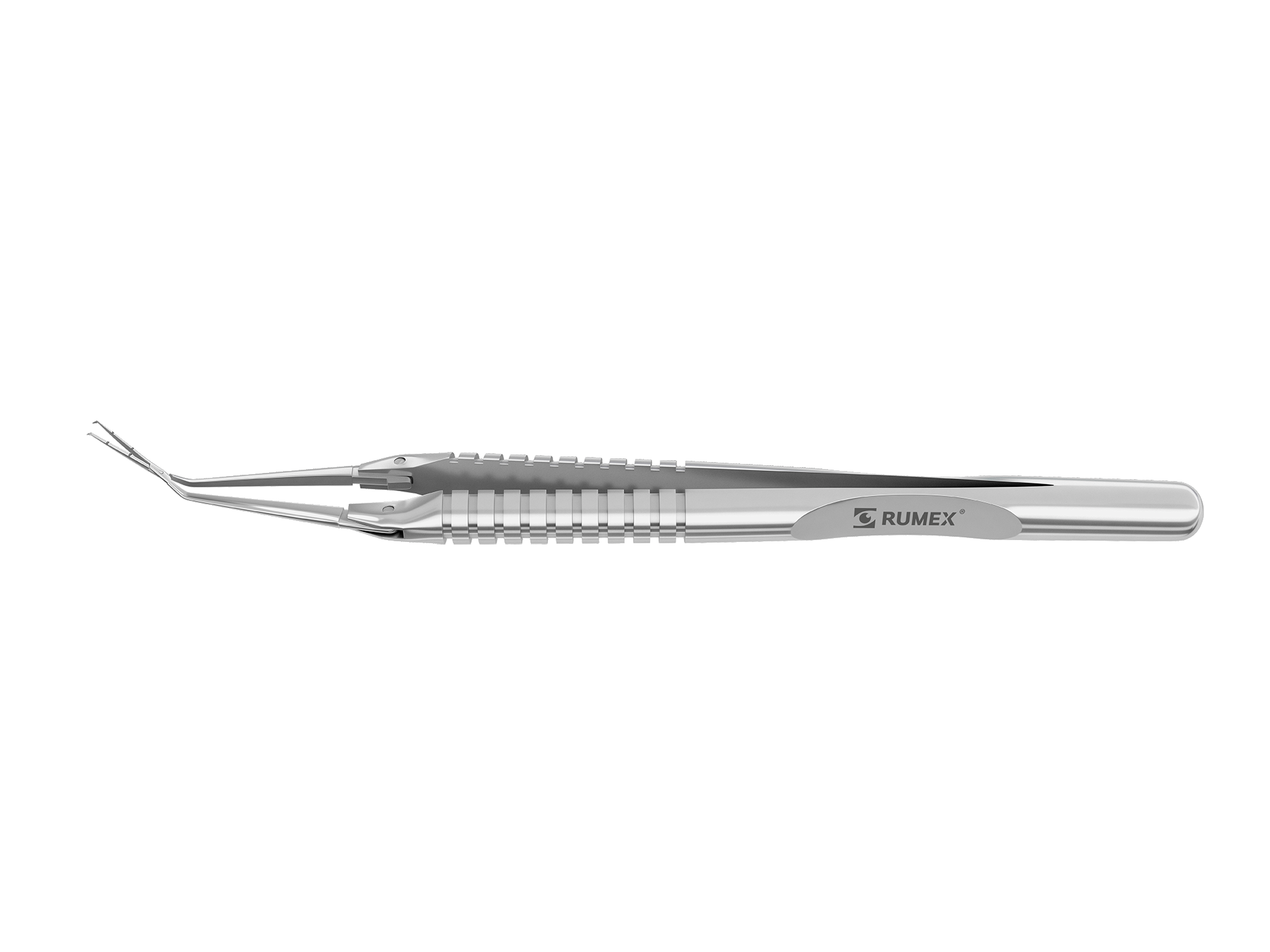 Capsulorhexis forceps with scale for precise eye surgery incisions