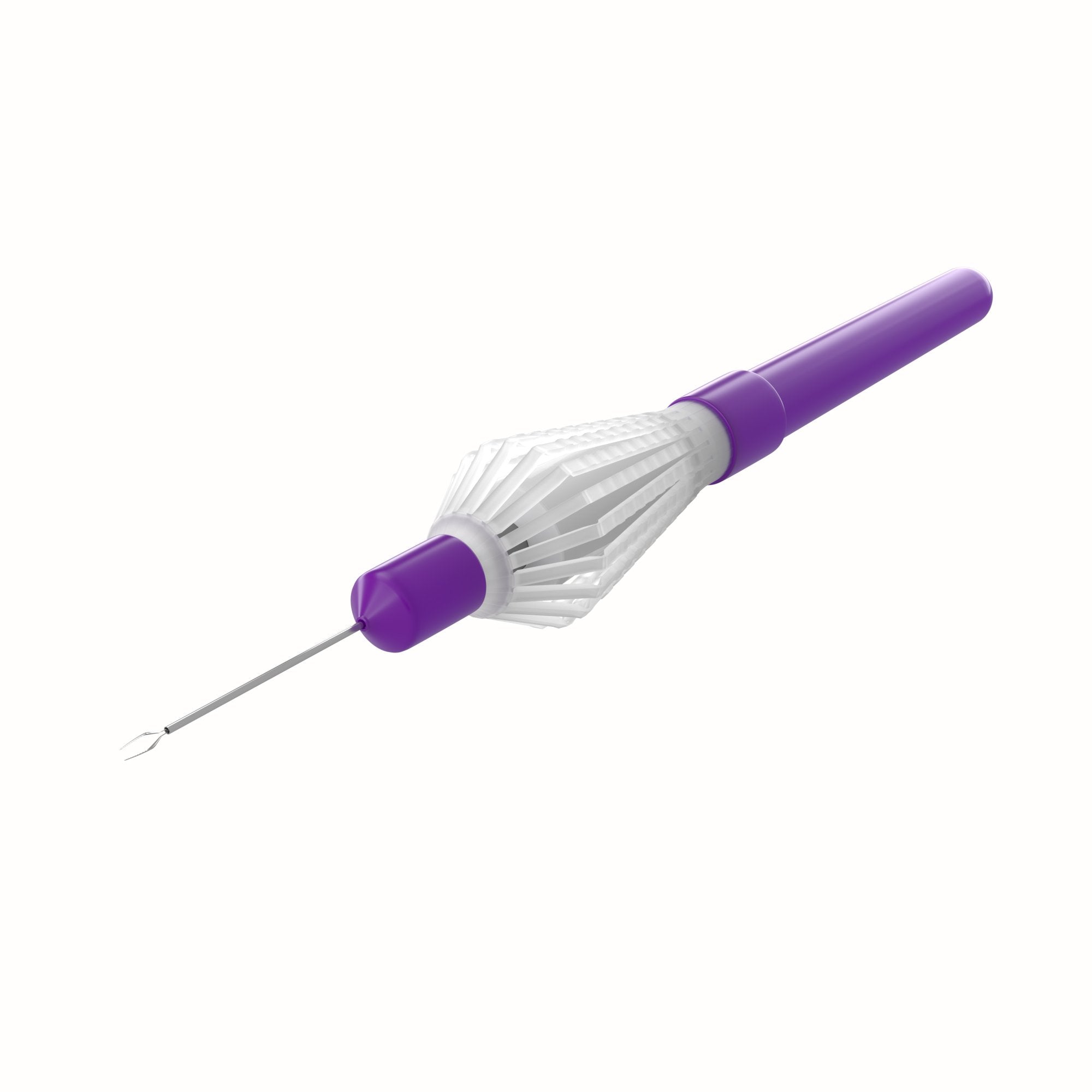 360-degree handle design of vitreoretinal scissors for enhanced maneuverability.