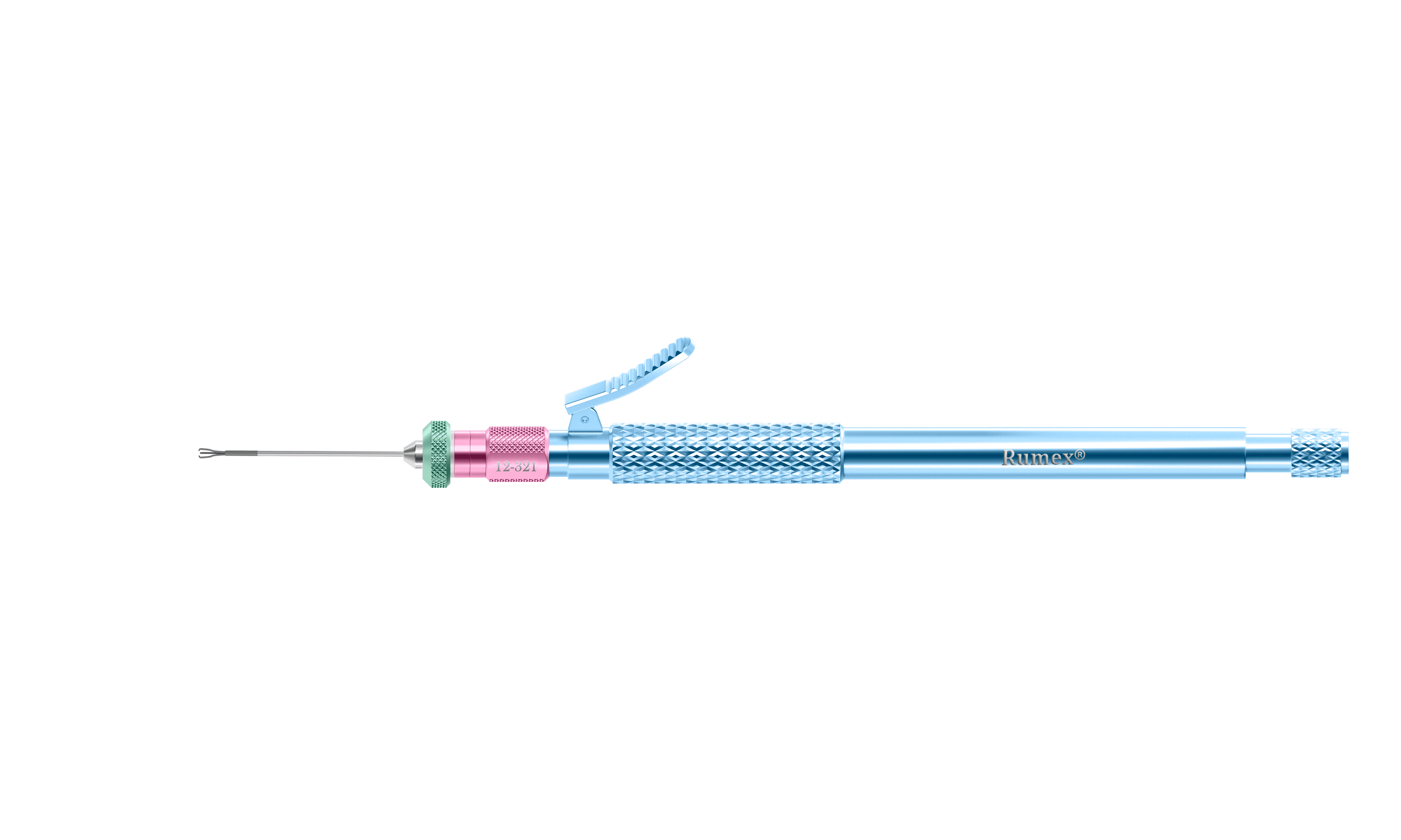 Vitreoretinal forceps with spring mechanism for eye surgery