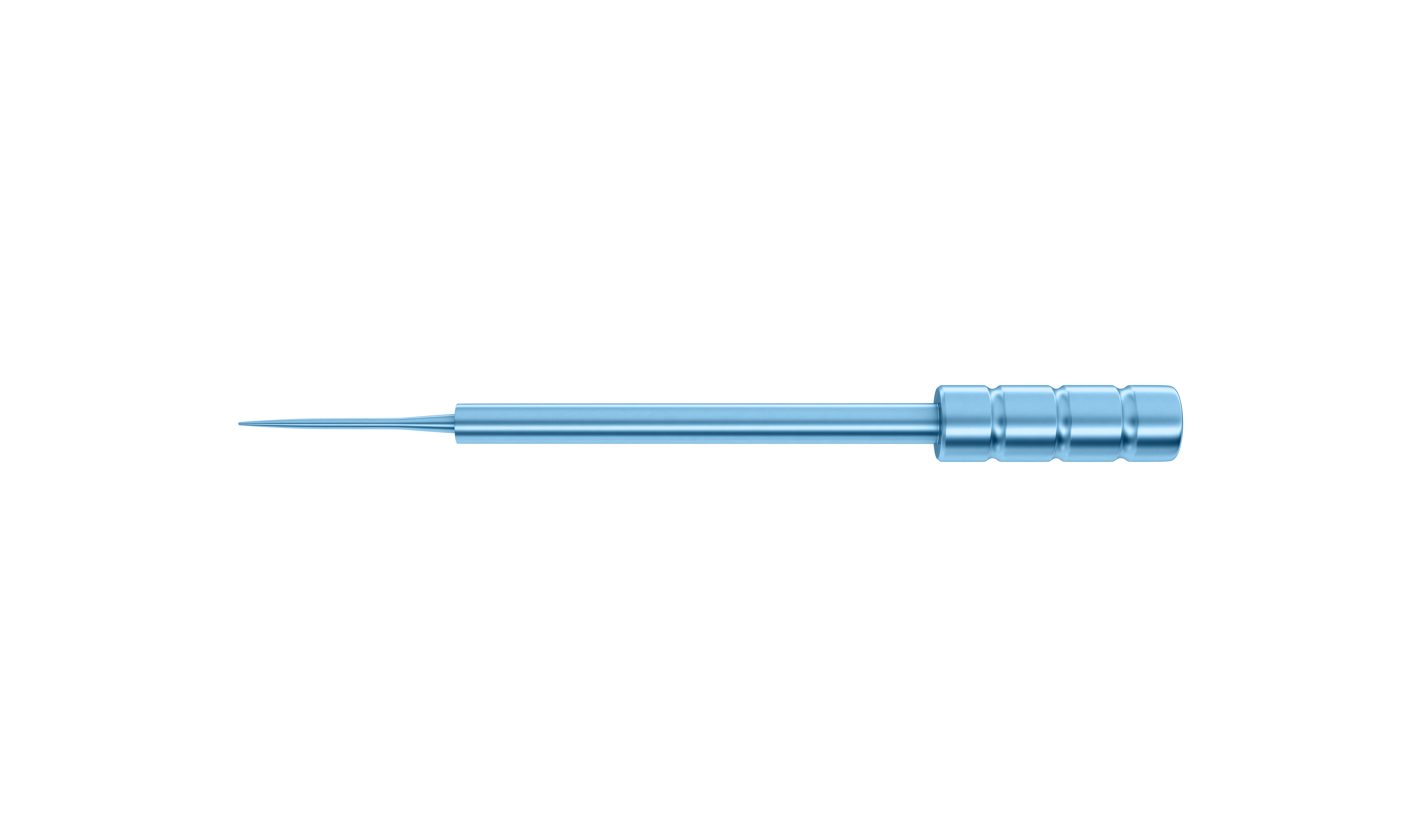 Titanium trocar cannula inserter showing polished tips for smooth insertion.