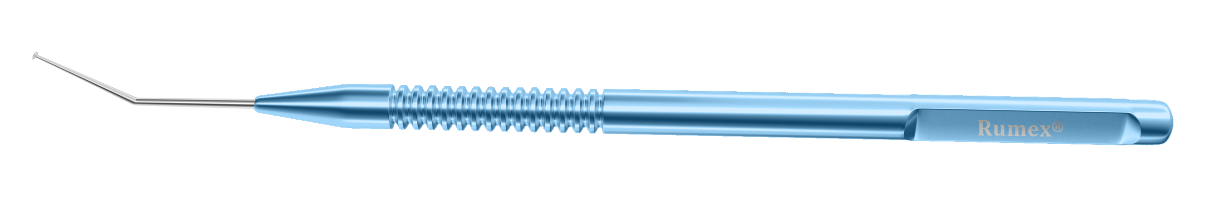 LASEK epithelial micro hoe with titanium handle used in corneal flap procedures