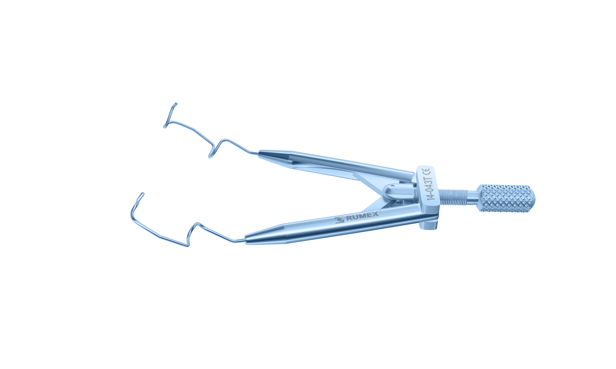 Pediatric nasal speculum with V-shaped blades for child ENT procedures