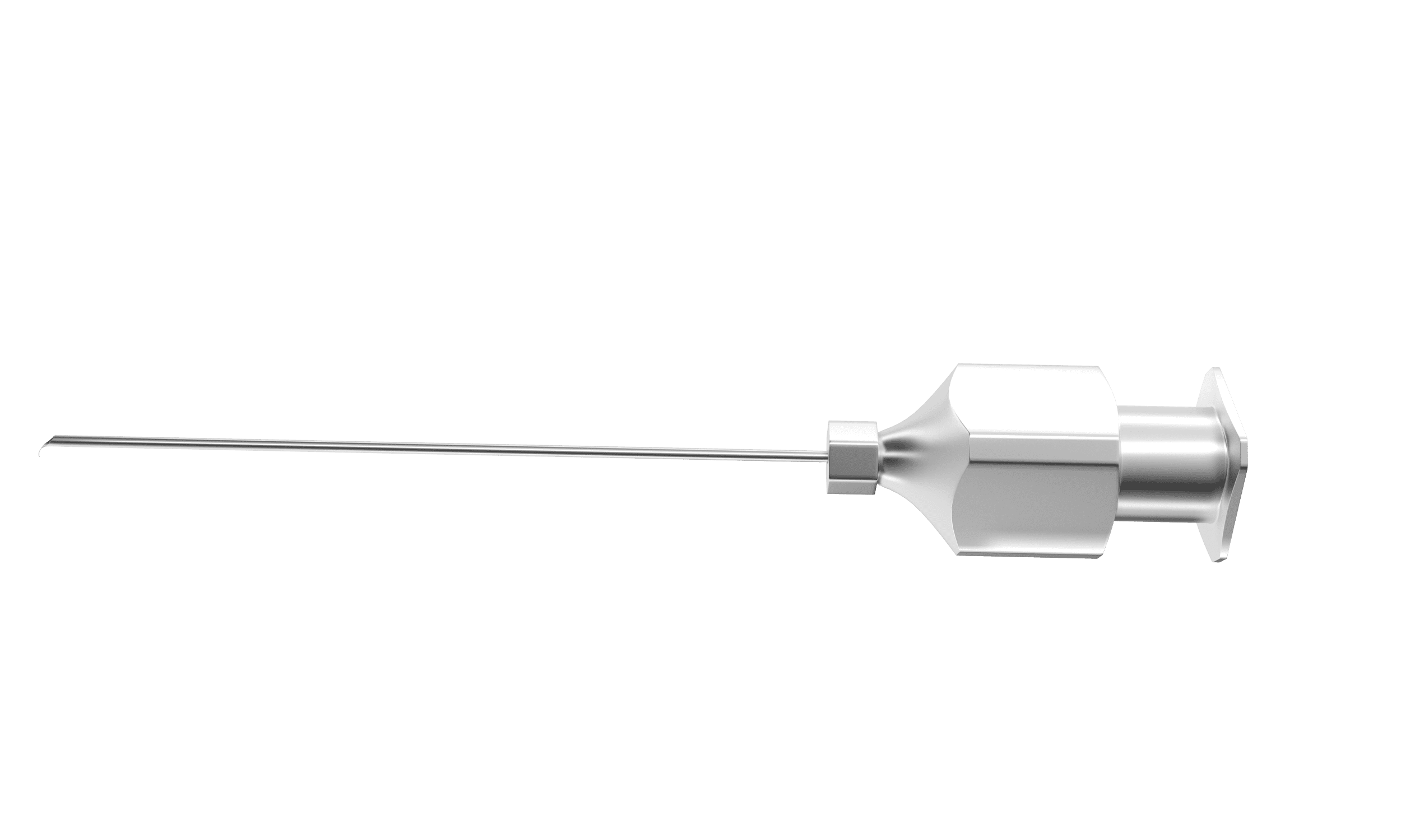 Irrigating cystotome in hand during ophthalmic surgery