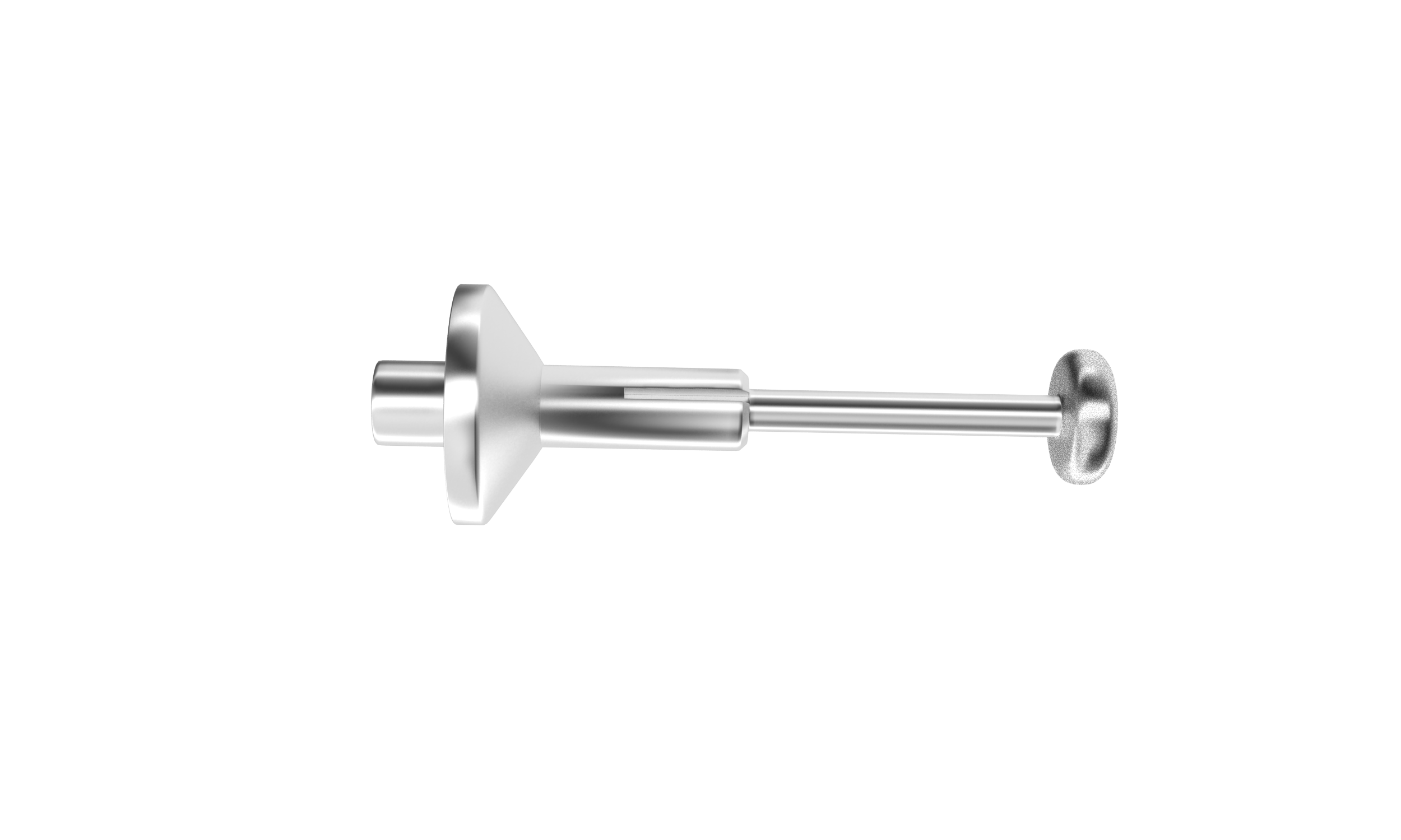 Diamond dusted surgical burr in hand, suitable for eye surgery