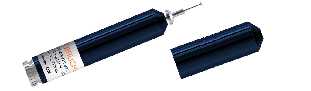 Tungsten burr attached to power handle for dental tools