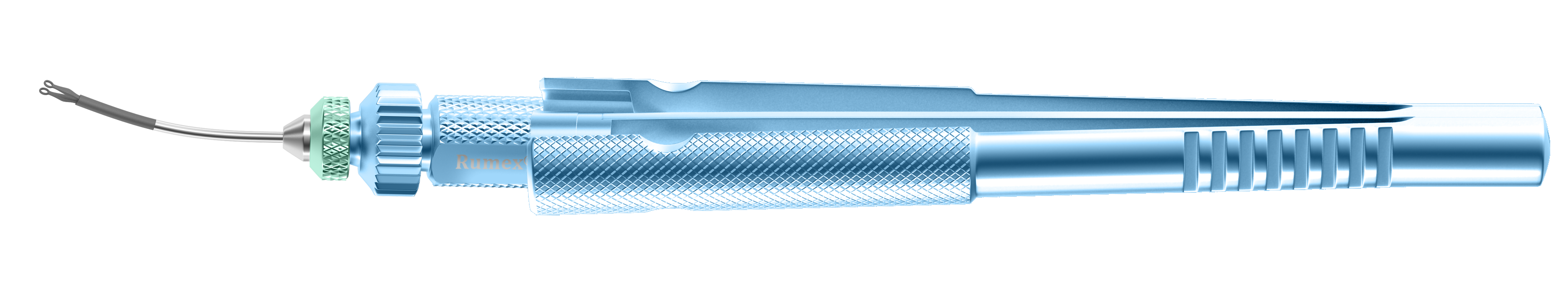 Close-up of Precision IOL Grasping Forceps showing fenestrated jaws. Close-up of Precision IOL Grasping Forceps showing fenestrated jaws.