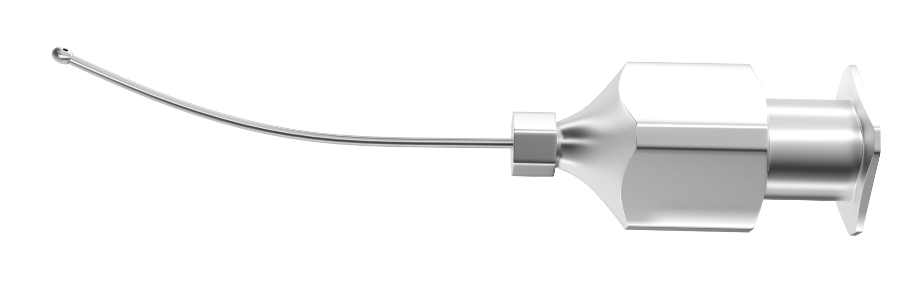Precision capsule polisher cannula with tungsten carbide tip for eye surgery