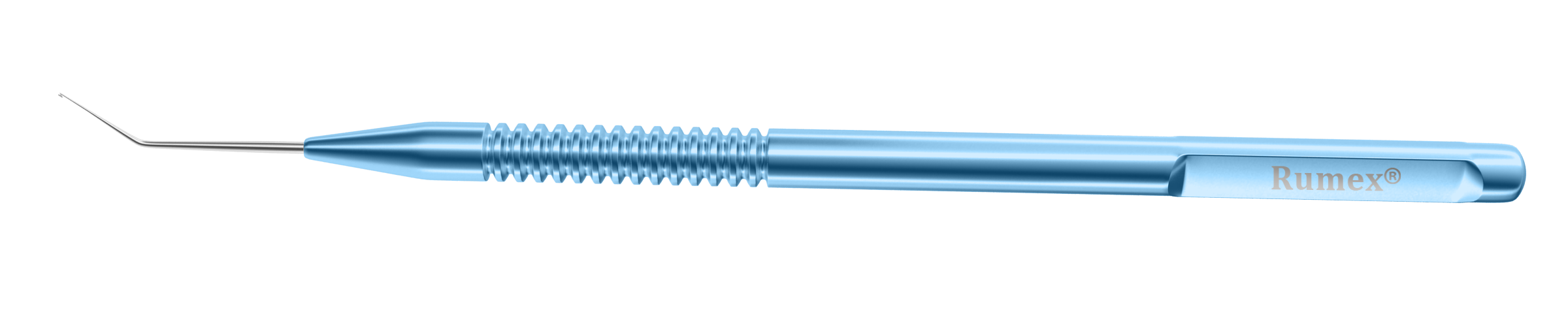 angled iris hook with titanium handle for ophthalmic surgery