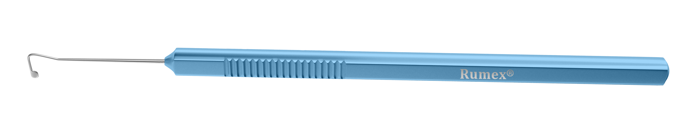 Precision Jameson Muscle Hook with bulbous tip for ocular procedures.
