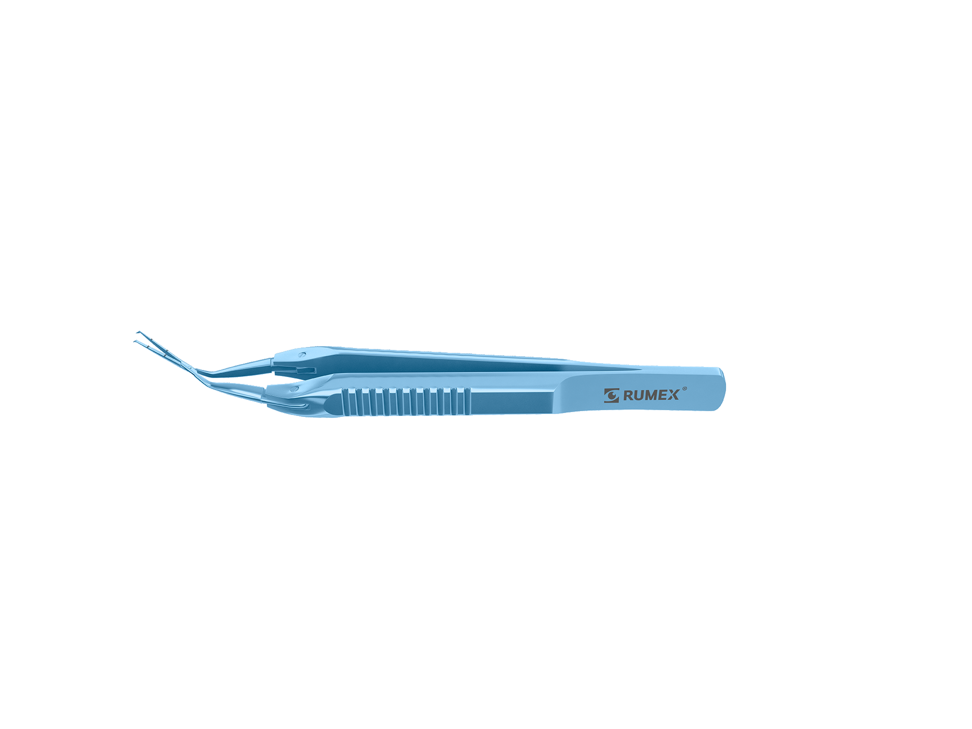 Titanium capsulorhexis forceps with scale for precise eye surgery