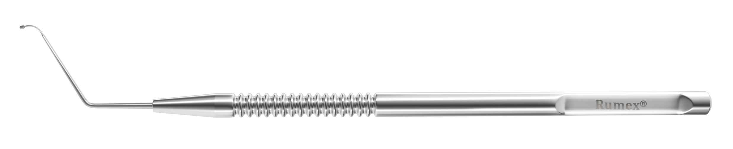 OptiClear stainless steel phaco chopper with polished tip for precise eye surgery