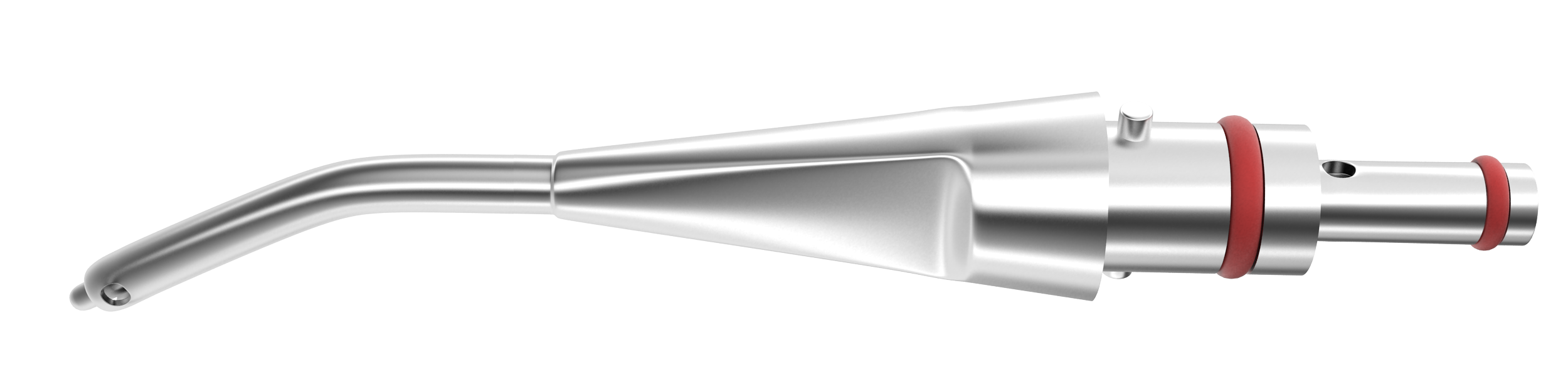 Stainless steel surgical irrigation tips for precise medical procedures