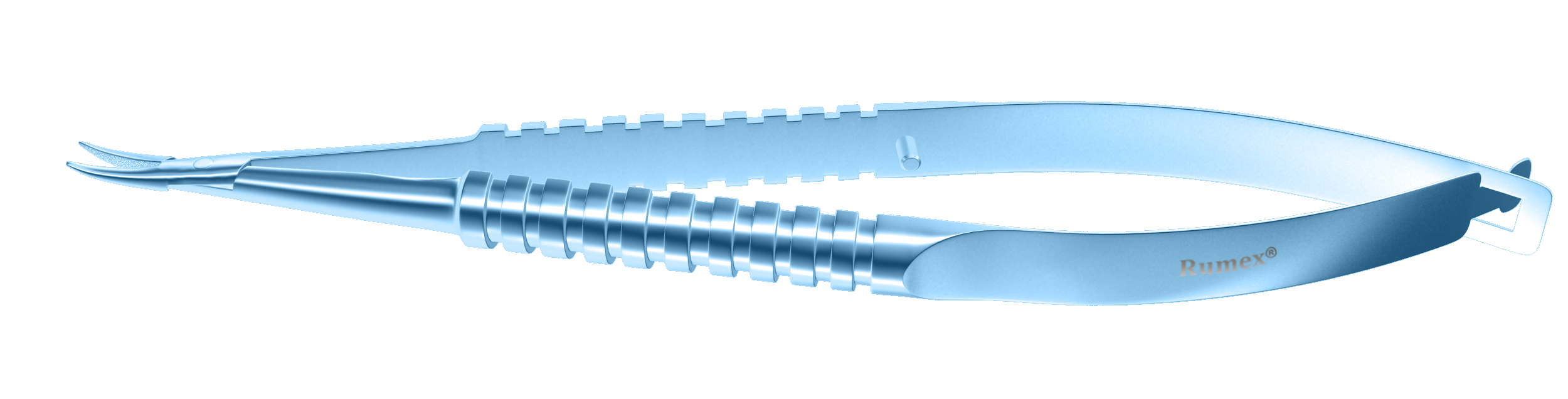 Titanium Barraquer needle holder with fine jaws in a surgical setting