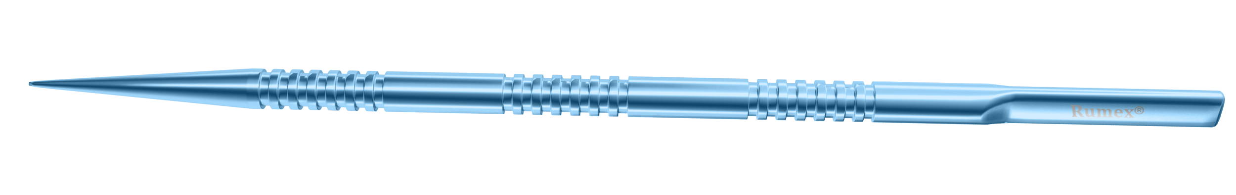 Titanium lacrimal dilator with tapered tip for ophthalmic surgery