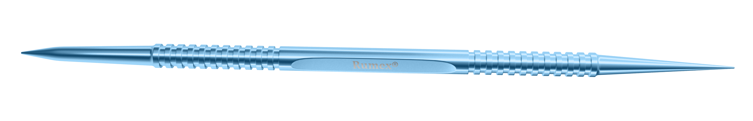 Castroviejo double-ended lacrimal dilator set in titanium, showing both sizes 1 and 2.