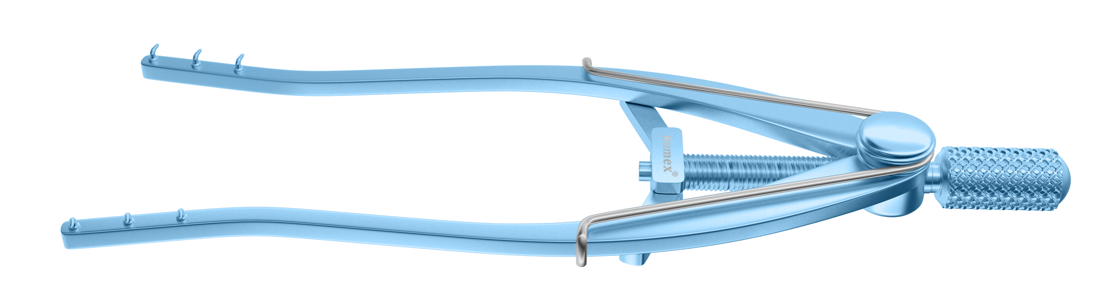 Lacrimal sac retractor with curved design for eye surgery