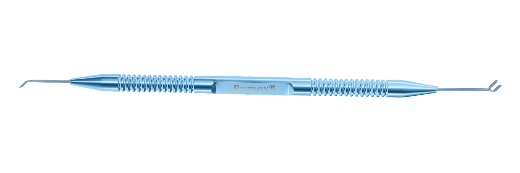 Titanium corneal marker shown at an angle, highlighting precision tip for DSAEK marking.
