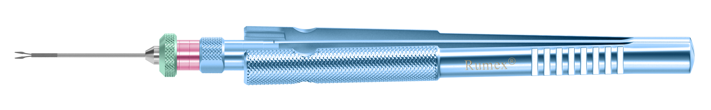 Crocodile Gripping Forceps with serrated jaws for retinal surgery