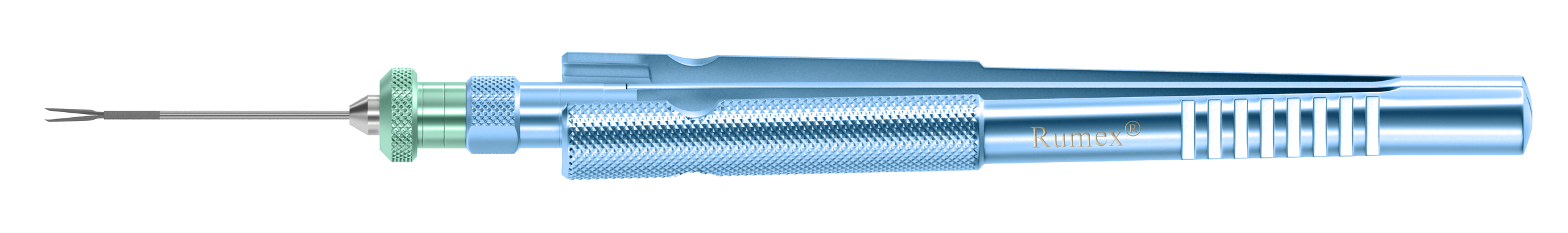 Tanaka Maculorhexis Forceps - Front view showing precision tips.