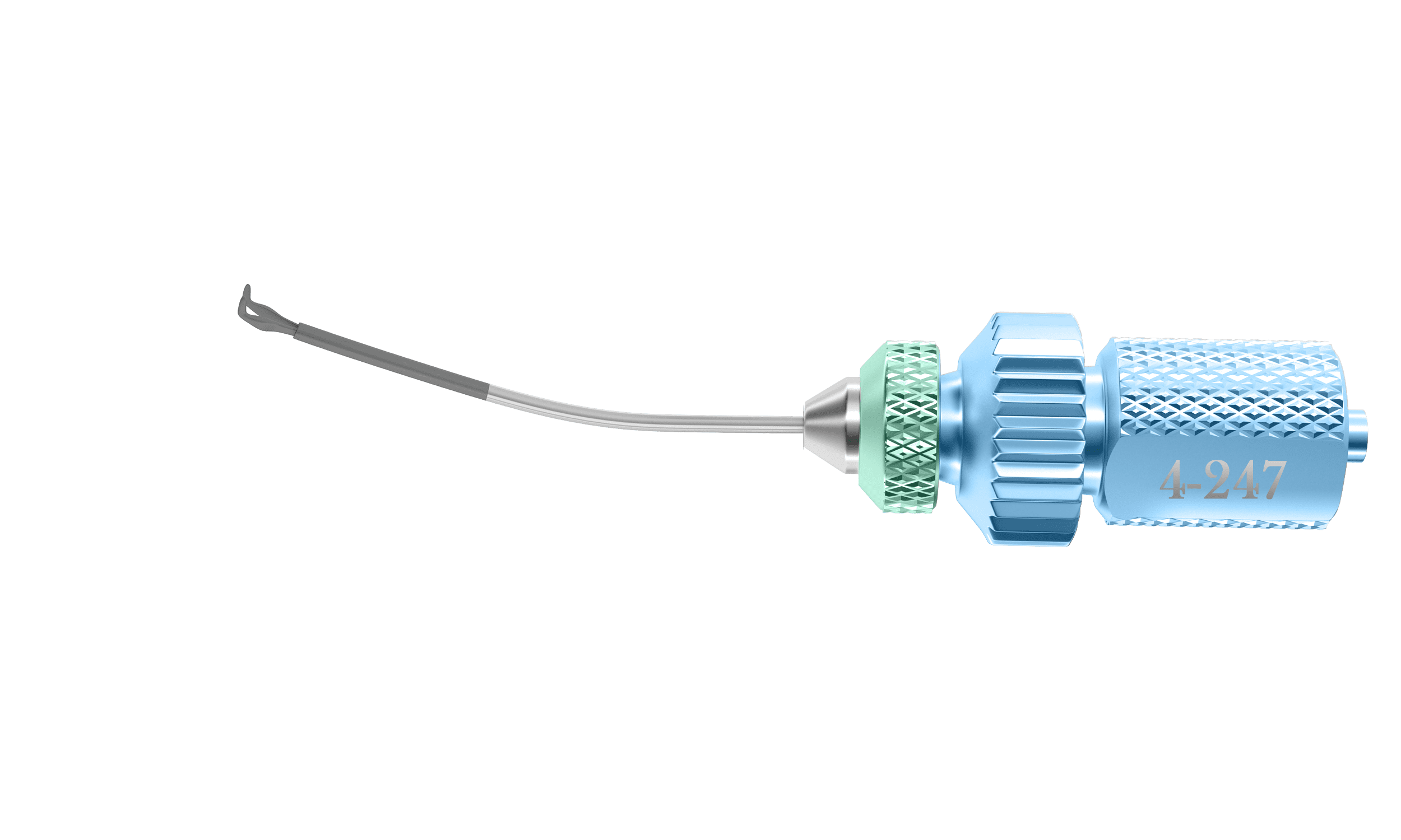 Microinvasive endothelial forceps with angled tips for ophthalmic surgery