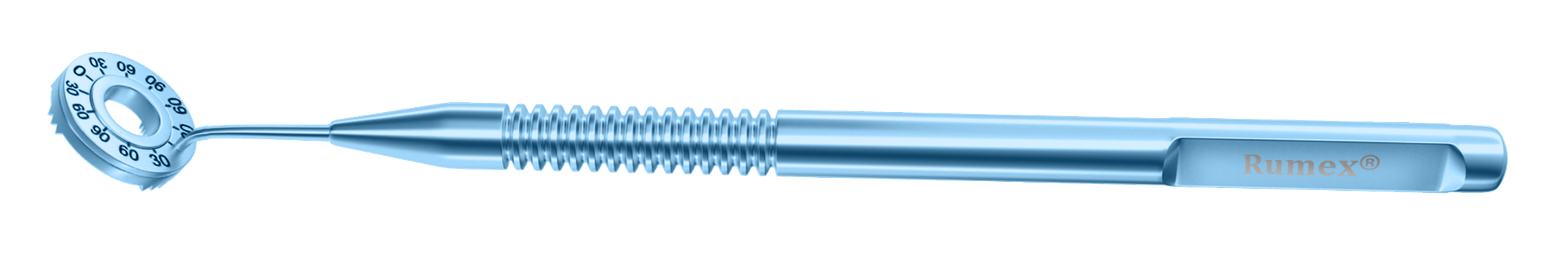 Titanium degree gauges for surgery with calibrated markings