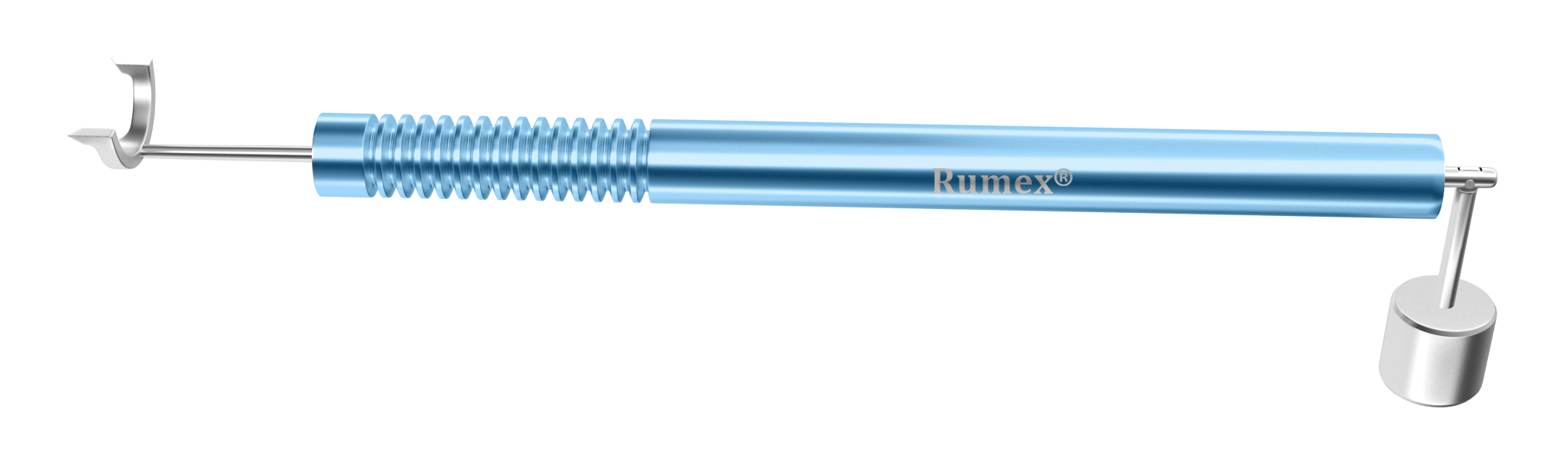 Close-up of Whitehouse Gravity Axis Marker showing titanium handle and straight shaft for limbus marking
