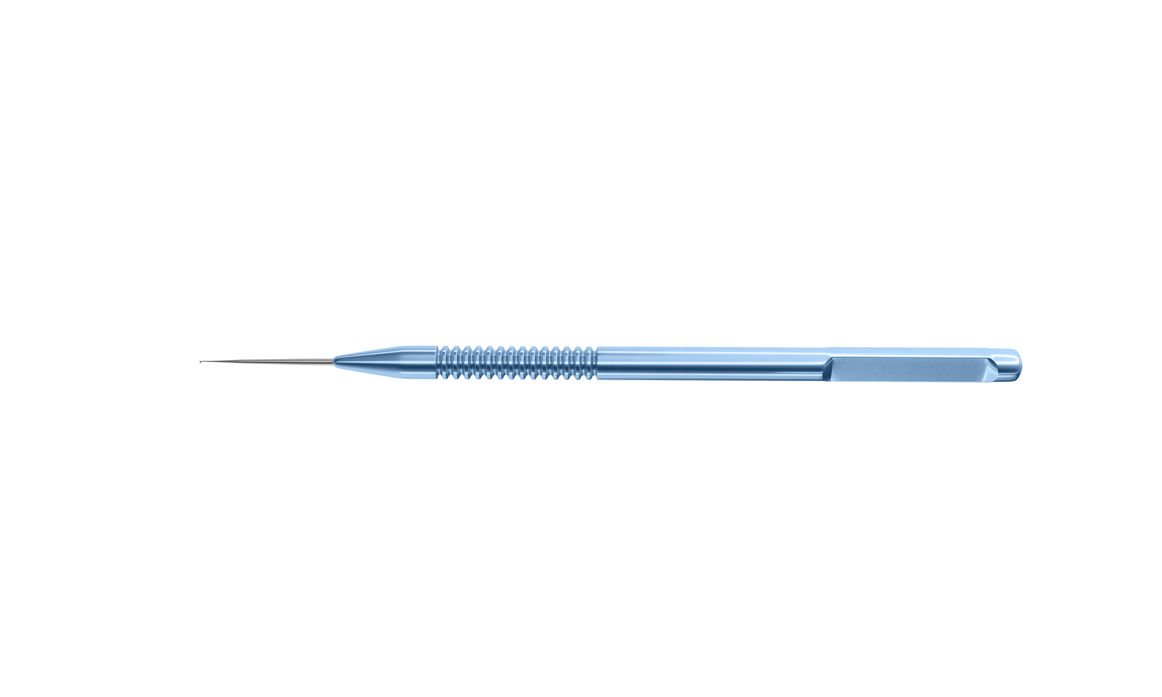 Lester lens manipulator showcasing the hourglass-shaped tip for precise lens handling.