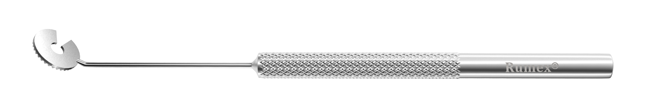 Premium stainless steel fixation plate from an angle, showcasing its sturdy design.