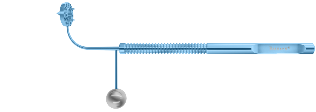 Toric combo marker with rotating ring for eye surgery precision