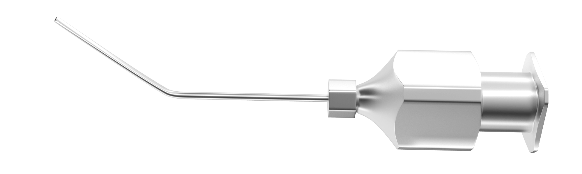 McIntyre Hydrodissector angled for precise eye surgery use