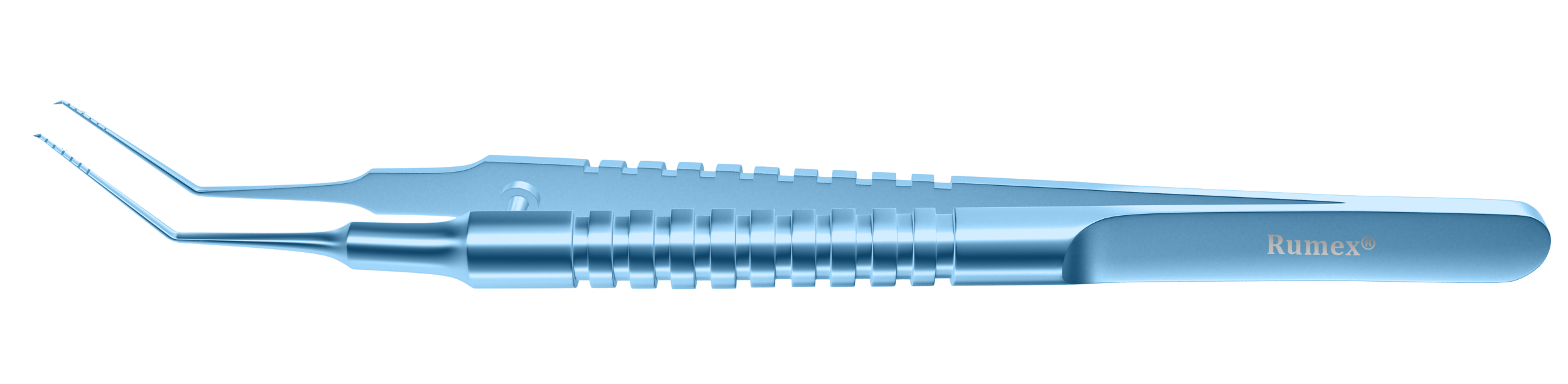 Utrata ophthalmic forceps with measurement scale for precise capsulorhexis