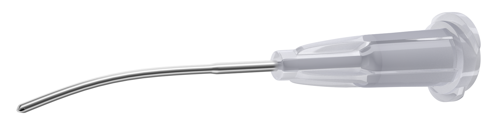 Sub-Tenon's anesthesia cannula showing its 20 Ga x 25 mm size and sterile packaging.