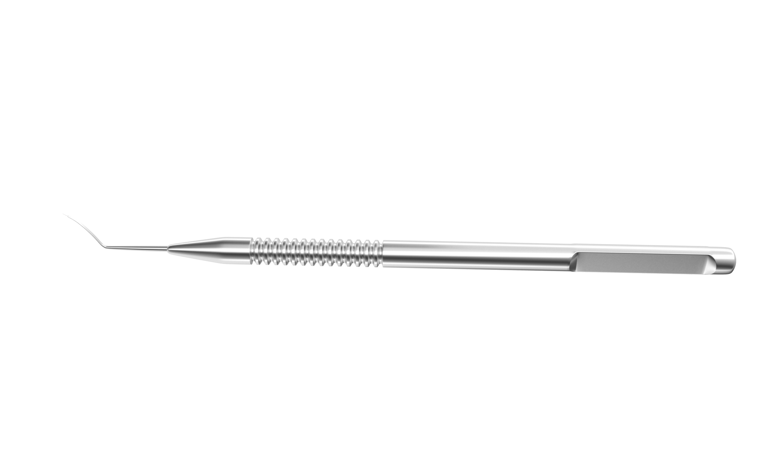 Close-up of premium sterile disposable spatula for laser surgery.