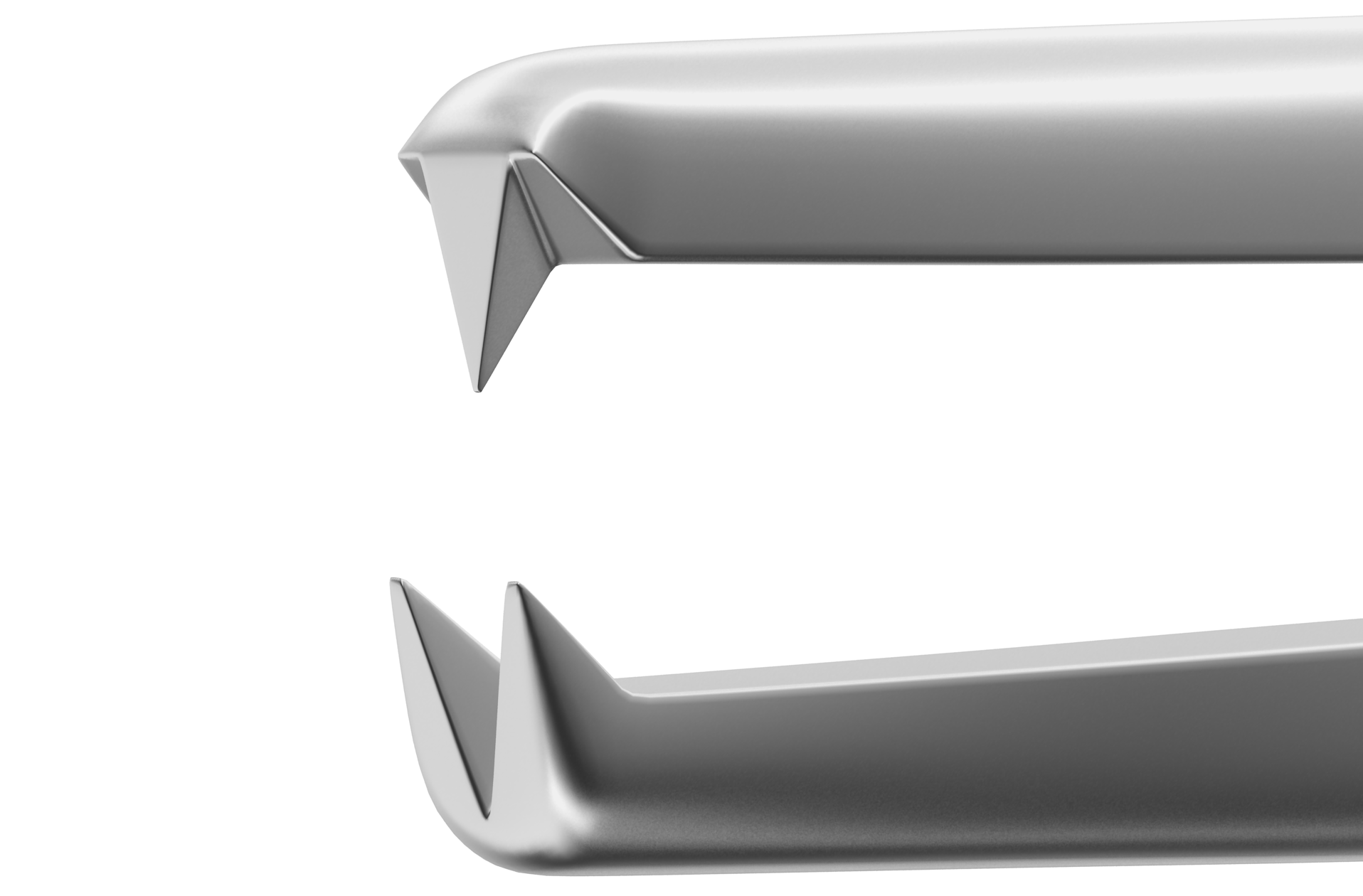 Disposable corneal forceps with fine tips for precise eye surgery