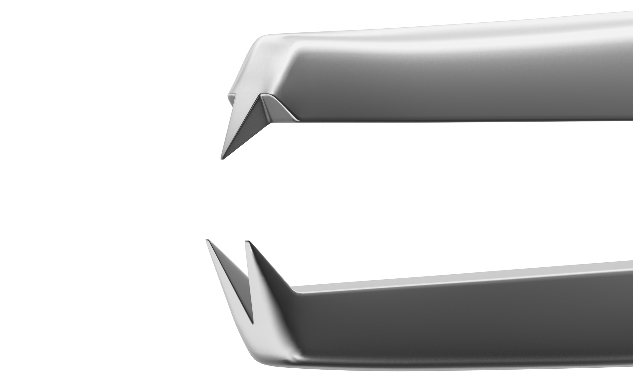 Sterile disposable suturing forceps used in clinical surgery