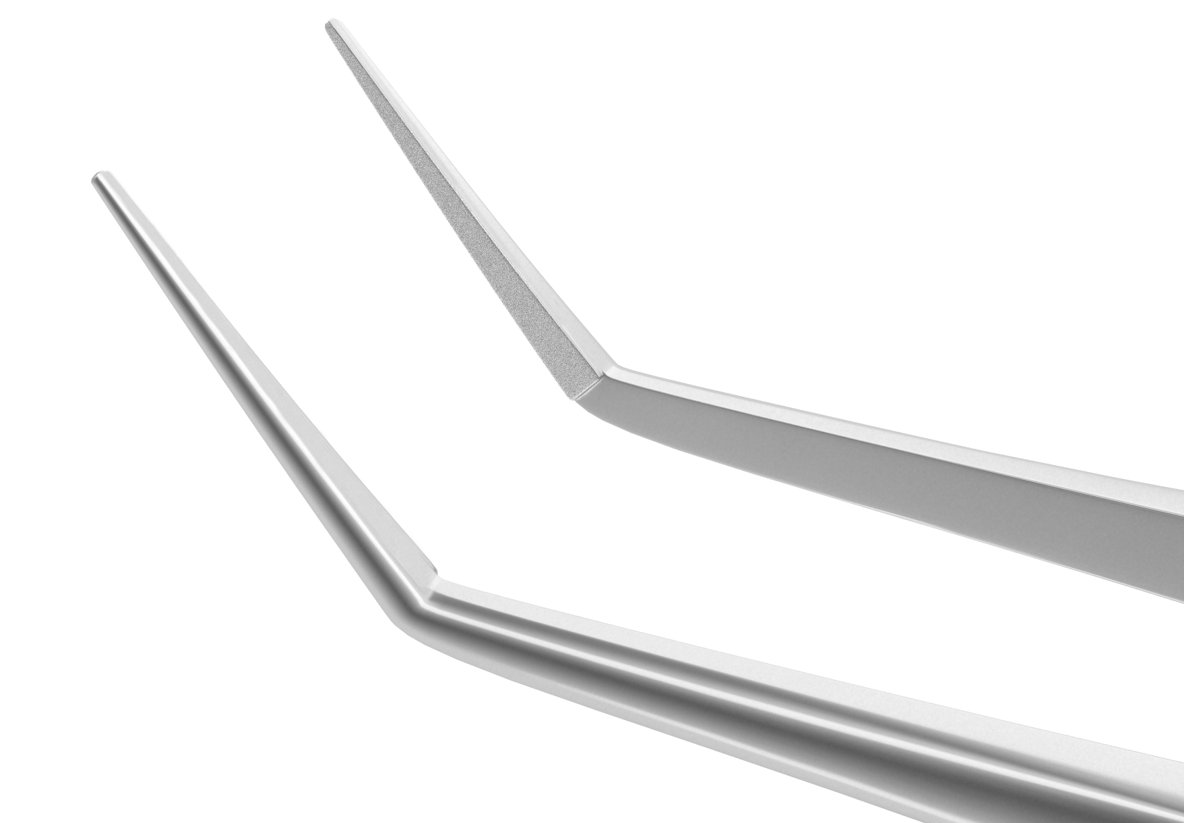 Angled disposable McPherson tying forceps for surgical use
