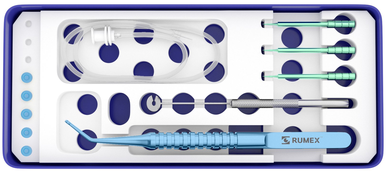 Precision 23G Reusable Trocar System showcasing closure valves for enhanced safety during retinal surgery.