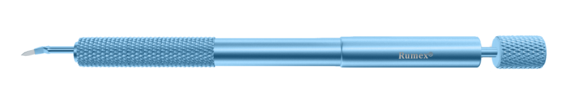 Diamond phaco knife with titanium handle for eye surgery