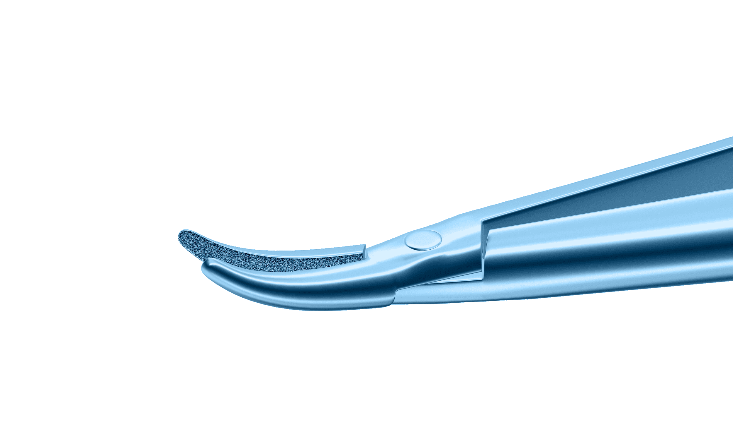 Professional surgical tweezers designed for precision in needle handling.
