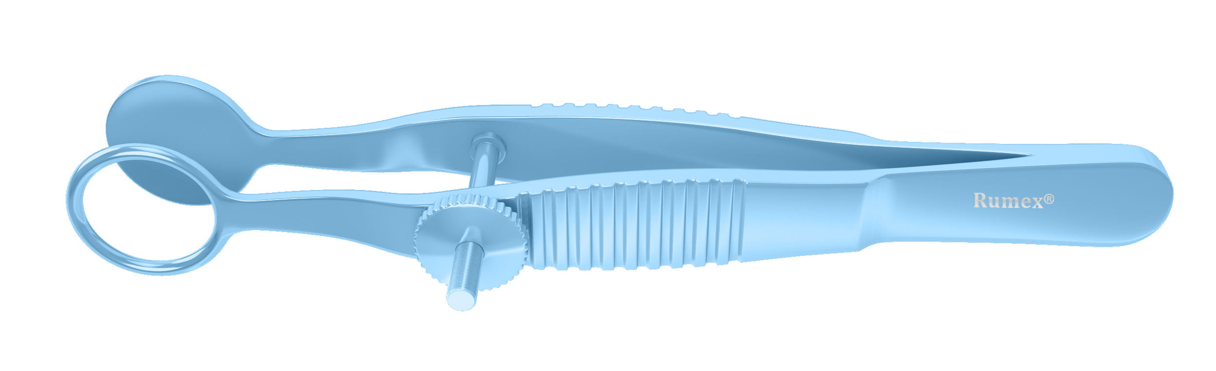 Eyelid surgery chalazion forceps in titanium with locking screw