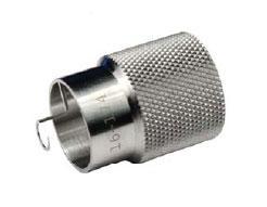 Close-up of the PrecisionRight™ Tunnel Maker showing stainless steel finish and 0.30 mm width