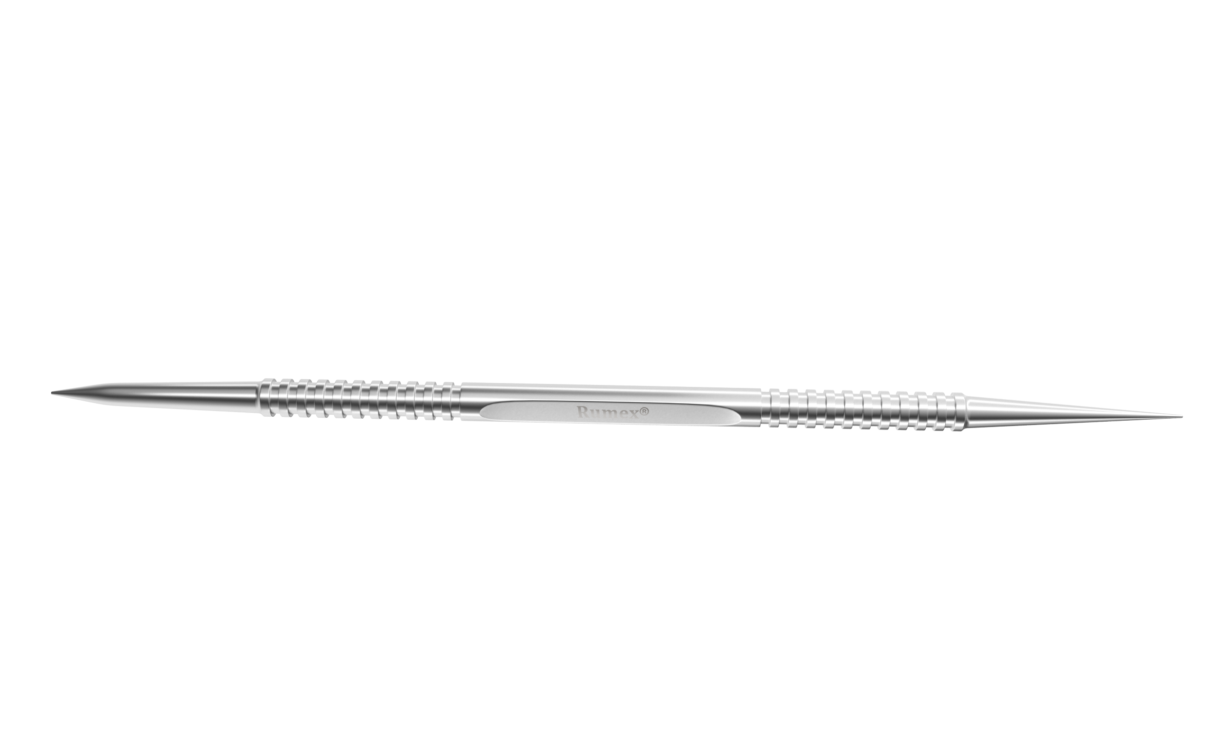 Stainless steel lacrimal dilator with double-ended design for obstructed duct treatment
